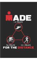 I made for the distance: 6x9 Triathlon - grid - squared paper - notebook - notes