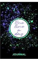 One Line A Day Journal