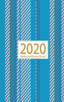 2020 Planner Weekly and Monthly: Jan 1, 2020 to Dec 31, 2020: Weekly & Monthly Planner + Calendar Views - Inspirational Quotes and Gingham Cover (2020 Creative Planners Press)
