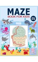 Maze Book for Kids Ages 6-8