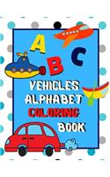 Vehicles Alphabet Coloring Book