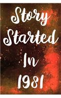 Story Started In 1981