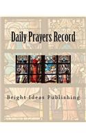 Daily Prayers Record