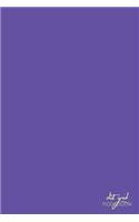 Dot Grid Notebook: 120 Page Bullet Journal Notebook - Ultra Violet Purple