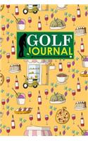 Golf Journal: Golf Club Yardage Book, Golf Score Keeper Book, Golf Journal, Golf Yardage Notepad, Cute Rome Cover