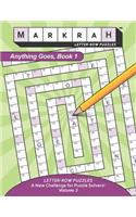 MARKRAH LETTER-ROW PUZZLES Anything Goes, Book 1