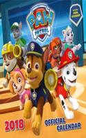 Paw Patrol Official 2018 Calendar with Stickers - Square Wal