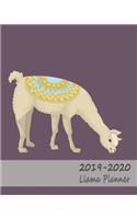 2019-2020 Llama Planner: Large Weekly Journal & Notebook