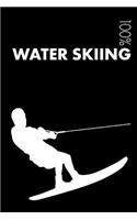 Water Skiing Notebook: Blank Lined Water Skiing Journal for Water Skier and Coach