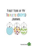 First Year of My Triplets Journal (Boys)