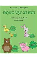 Sách tô màu cho trẻ 7+ tuổi (Động vật xì hơi)