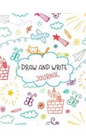 Draw And Write Journal: Primary Composition Notebook V7