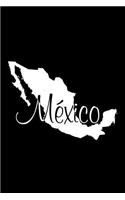 Mexico - Black Blank Notebook: 101 Pages, 6 x 9 Journal, Soft Cover
