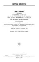 Biennial budgeting