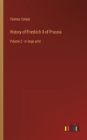 History of Friedrich II of Prussia