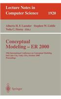 Conceptual Modeling - Er 2000