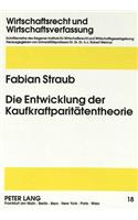 Die Entwicklung der Kaufkraftparitaetentheorie