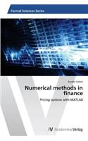 Numerical methods in finance