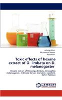 Toxic effects of hexane extract of O. limbata on D. melanogaster