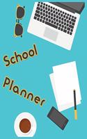 School Planner: Monthly Organizer with Inspirational Quotes, Schedule, Homework, Notes, and More