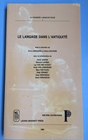Le Langage Dans l'Antiquite