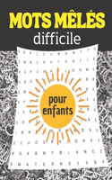 Mots mêlés difficile pour enfants