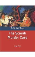 The Scarab Murder Case: Large Print