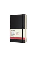 2020 12 MONTH DAILY LARGE DIARY BLACK