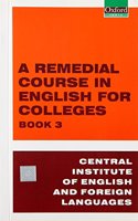 Remedial Course In English - Book 3