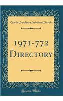 1971-772 Directory (Classic Reprint)