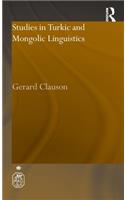 Studies in Turkic and Mongolic Linguistics