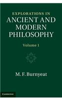 Explorations in Ancient and Modern Philosophy