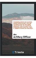 Considerations on Tactics, by an Artillery Officer [g. Twemlow].