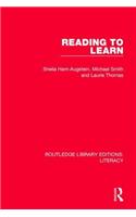Reading to Learn