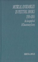 Musical Ensembles in Festival Books, 1500-1800