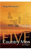 Five Country Men Large Print Song Title Series