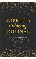 Sobriety Coloring Journal