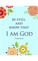 2020-2022 Three Year Monthly Planner with Bible Verses On Each Page - Be Still, And Know That I Am God