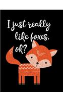 I Just Really Like Foxes OK?