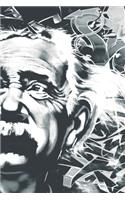 Graffiti of Albert Einstein Blank Lined Notebook