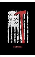 Notebook: Lined journal for fire department, fireman and firefighter fans - paperback, diary gift for men, women and children
