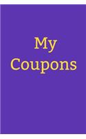 My Coupons