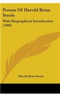 Poems Of Harold Brian Steele