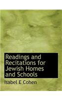 Readings and Recitations for Jewish Homes and Schools