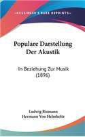 Populare Darstellung Der Akustik