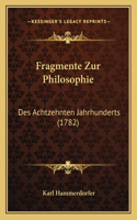 Fragmente Zur Philosophie