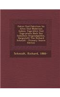 Fakire Und Fakirtum Im Alten Und Modernen Indien; Yoga-Lehre Und Yoga-Praxis Nach Den Indischen Originalquellen, Dargestellt Von Richard Schmidt - Pri