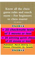 Know all the chess rules and much more