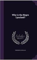 Why is the Negro Lynched?