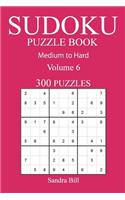 300 Medium to Hard Sudoku Puzzle Book